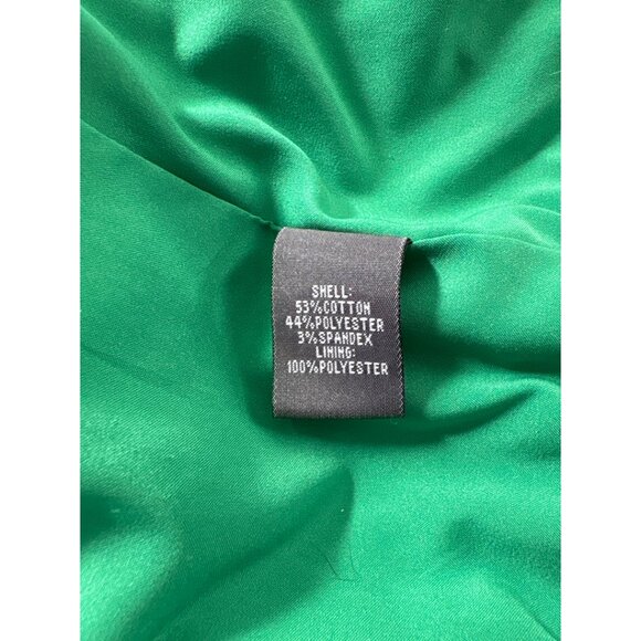 Kenneth Cole Reaction Green Satin Jacket size Small - Picture 3 of 4